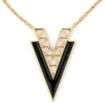  Vogue V nyaklánc - fekete
