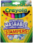 Crayola Crayola: Markeri-ştampilă lavabile - 8 buc (58 8129)