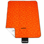 Spokey Patura picnic impermeabila 150x180 cm Spokey Picnic Apricot, captusita cu aluminiu (927390) - izocor Patura