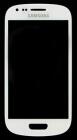 Samsung i8190 Galaxy S3 mini üveg előlap, plexi ablak fehér*