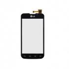 LG E455 Optimus L5 2 Dual érintőpanel, érintőképernyő fekete*