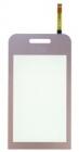 Samsung S5230 érintőpanel, érintőképernyő pink utángyártott*