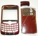 BlackBerry 8300, 8310, 8320 előlap, akkufedél és alsó takaró piros*