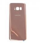 Samsung G950 Galaxy S8 akkufedél (hátlap) kamera lencsével és ragsztóval rose gold OEM