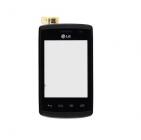 LG E410 L1 2 előlap érintőpanel, érintőképernyő fekete*