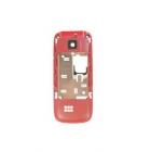 Nokia 5130 középső keret csörgőhangszóróval mikrofonnal töltőcsatlakozóval piros (swap)