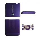 Sony Ericsson S500 akkufedél, antennatakaró, felső billentyűzet lila SWAP*