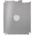 Bullkin Carbon matrica Apple iPad 2-höz ezüst*