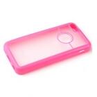 Jekod PC műanyag hátlaptok gumis kerettel kijelzővédő fóliával Apple iPhone 5C-hez pink*