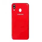 Samsung M205 Galaxy M20 akkufedél (hátlap) kamera lencsével piros, gyári