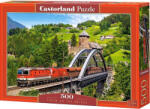 Castorland Puzzle Castorland din 500 de piese - Tren pe pod (B-52462) Puzzle