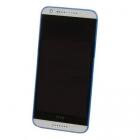 HTC Desire 620 gyári előlap, lcd kijelző és érintőpanel kék-ezüst**