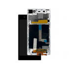 Sony C6902, C6903, c6909 Xperia Z1 előlap, lcd kijelző és érintőpanel fehér*