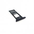 Sony H8324 Xperia XZ2 Compact DualSim sim és memóriakártya tartó tálca fekete