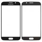Samsung G920 Galaxy S6 plexi ablak fekete*