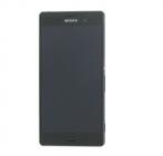 Sony D6633 Xperia Z3 Dual előlap, lcd kijelző és érintőpanel fekete*