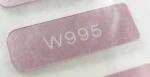 Sony Ericsson W995 akkufedél címke rózsaszín*
