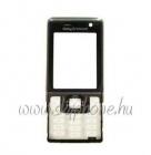 Sony Ericsson C702 előlap fekete (3g-s) UMTS