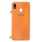 Samsung A405 Galaxy A40 akkufedél (hátlap) kamera lencsével narancs, gyári