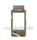 Samsung G400 előlap plexi ablak nélkül arany*