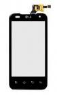 LG P990 Optimus 2X érintőpanel, érintőképernyő fekete*