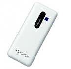 Nokia 206 Simple Sim akkufedél fehér*