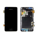 Samsung i9103 Galaxy R, Galaxy Z előlap, lcd kijelző és érintőpanel fekete, gyári
