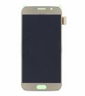 Samsung G920 Galaxy S6 lcd kijelző érintőpanellel arany, gyári