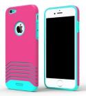 REMAX Saman szilikon és kemény műanyag hátlaptok Apple iPhone 6 Plus 5.5, 6S Plus 5.5-höz pink*