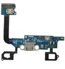 Samsung G850 Galaxy Alpha töltő csatlakozós flex kábel, átvezető fólia mikrofonnal (micro usb csatlakozó)