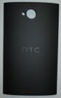 HTC One Dual Sim hátlap (akkufedél) fekete*
