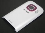 Nokia C2-02 akkufedél fehér-piros*