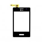 LG E430 Optimus L3 2 érintőpanel, érintőképernyő fekete*