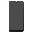 Samsung A015 Galaxy A01 lcd kijelző érintőpanellel (előlap keret nélkül) fekete, gyári (oled) (Wide, széles csatlakozós)