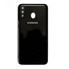Samsung M205 Galaxy M20 akkufedél (hátlap) kamera lencsével fekete, gyári