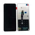 Huawei P40 Lite 5G (CDY-NX9A) lcd kijelző és érintőpanel (előlap nélkül) fekete, gyári