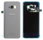 Samsung G955 Galaxy S8 Plus akkufedél (hátlap) kamera lencsével és ragasztóval, ezüst