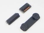 Apple iPhone 5 oldalgomb szett fekete (3db)*