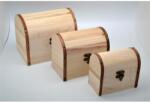  Fa láda szett hajós 3db, nagy: 19, 5x13, 6x16, 5cm, kicsi13, 3x7, 5x11cm (355032)