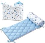 Kidizi Set 2 aparatori matlasate patut 120x60 cm Kidizi Milky Way Deluxe, inaltime 35 cm (5949221106038)
