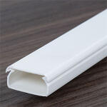 CanaLUX Kábelcsatorna, 20x10 mm, fehér színben - 2 m (CNL-F-20010)