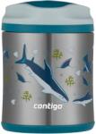 Contigo Kids Eggplant Macaroon Sharks - gyerek ételtermosz - 300ml