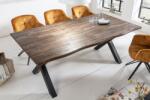 LuxD Design étkezőasztal Evolution 200 cm barna / akác