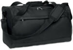 Everestus Geanta sport, 21MAR1596, 50x23x28 cm, Everestus, Poliester, Negru, saculet si eticheta bagaj incluse (EVE01-MO6209-03) Geanta sport