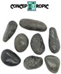  Lava Vulcanica Rulat Natural - 28-47 x 17-25 mm - ( L ) - 1 Buc
