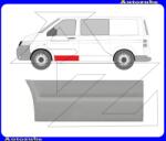 VW TRANSPORTER T5 2009.10-től /7E, 7F, 7J, 7H/ Ajtóborítás bal első alsó rész (külső javítólemez) POTRYKUS P95684011