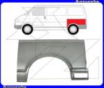 VW TRANSPORTER T5 2009.10-től /7E, 7F, 7J, 7H/ Hátsó sárvédő alsó rész bal "nem tolóajtós / rövid kivitel" (külső javítólemez) POTRYKUS P956883