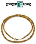  Colier Opal de Foc Natural Disc 1, 5-3 x 5-8 mm - Accesorii Gold Filled