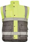 CERVA Vestă reflectorizantă izolată pentru bărbați HELLIN - Galbenă / gri | 3XL (0303014794006)