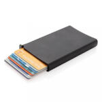 Everestus Portcard securizat RFID, maxim 6-10 carduri, Everestus, 20IAN092, Aluminiu, ABS, Negru, lupa de citit inclusa (EVE08-P820-041)